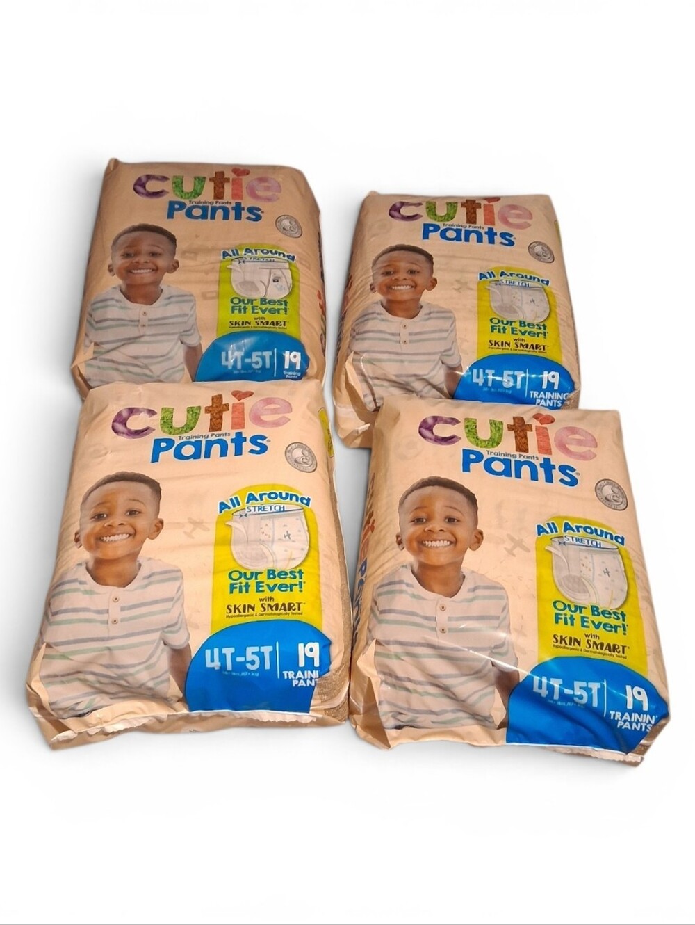 Cutie Pants Boy's Toddler Pull Up Training Pants Size 4T-5T (76 Count Total)